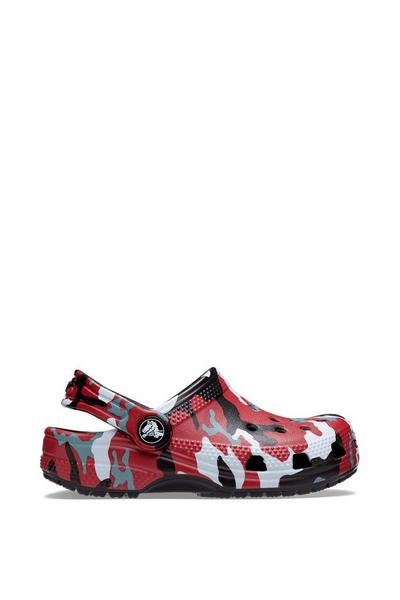 Crocs Black Black Toddlers' Classic Camo Clog