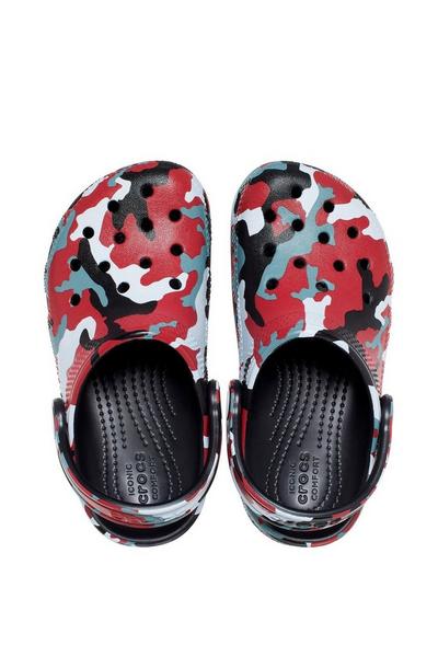Crocs Black Black Toddlers' Classic Camo Clog