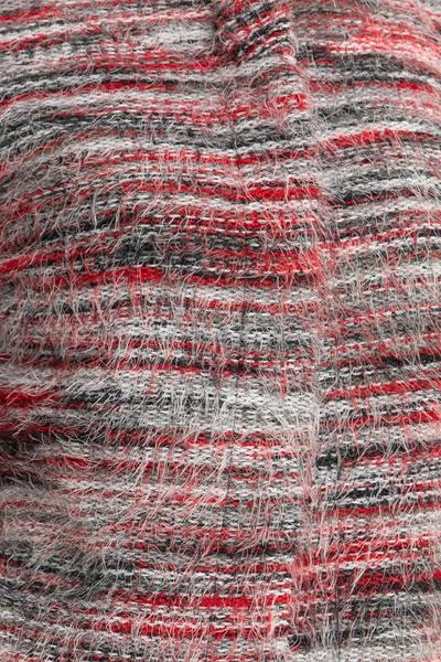 Klass. Red Eyelash Knitted Three Quarter Sleeve Cardigan