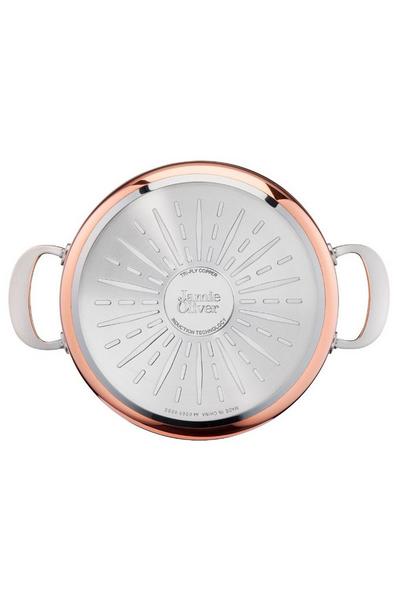 Tefal Copper Premium Tri-Ply Copper Induction Stewpot 24cm