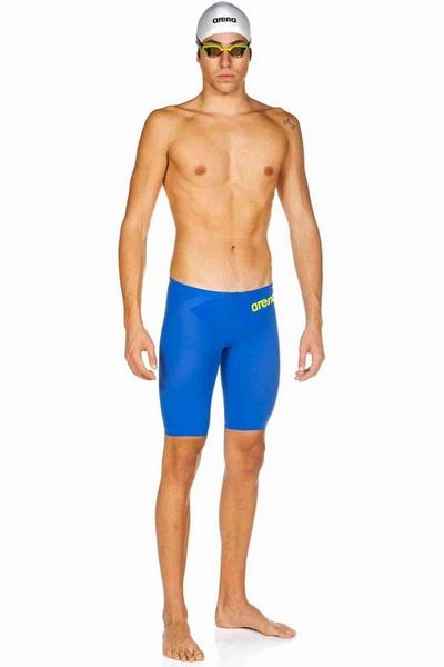 Arena Blue Powerskin Carbon Air 2 Jammer - Blue / Grey