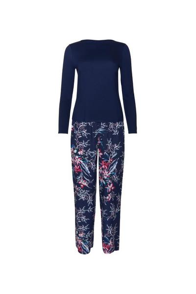 Lisca Blue Floral 'Harper' Pyjama Set