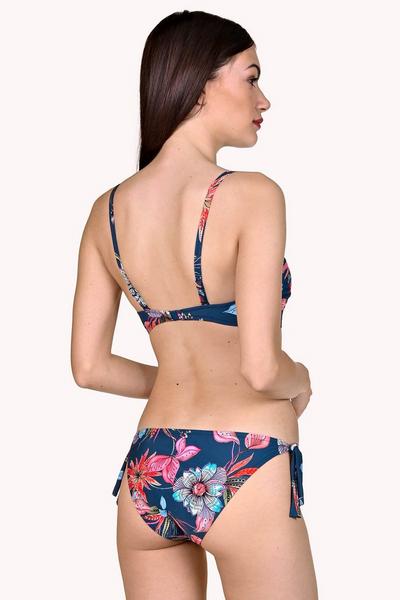 Lisca Blue 'Jamaica' Floral Tie-Side Bikini Bottoms