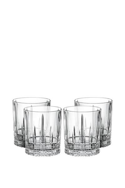 Spiegelau Clear Perfect Set of 4 Double Old Fashion Glasses