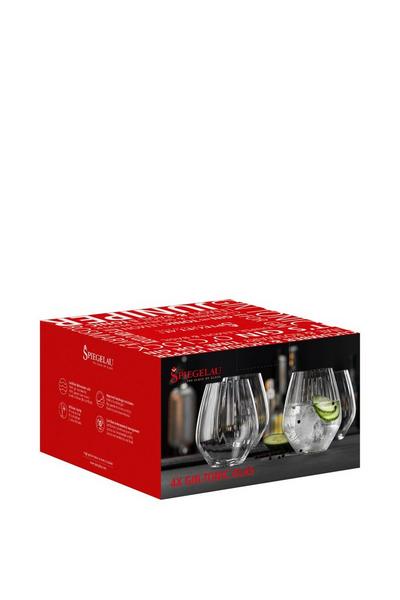 Spiegelau Clear Set of 4 Gin & Tonic Tumblers