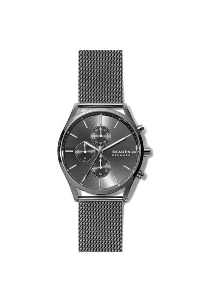 Skagen Grey Holst Stainless Steel Classic Analogue Quartz Watch - Skw6608