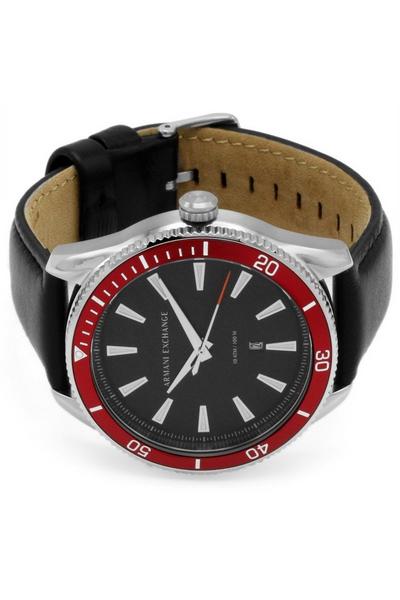 Armani Exchange Black Stainless Steel Fashion Analogue Quartz Watch - Ax1836