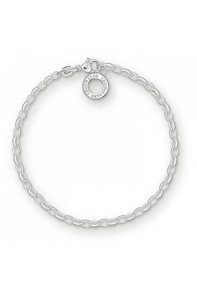 THOMAS SABO Jewellery Silver Charm Club Charm Sterling Silver Bracelet - X0163-001-12-S
