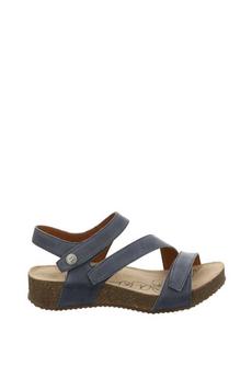Josef Seibel Dark Blue 'Tonga 25' Casual Leather Sandals