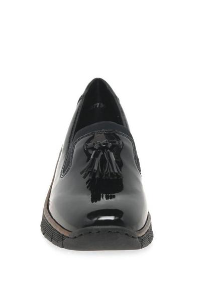 Rieker Black 'Gleam' Tassel Loafers
