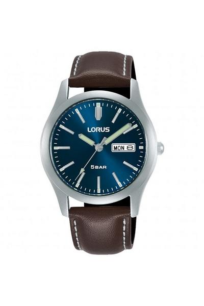 Lorus Blue Classic Dress Stainless Steel Classic Analogue Watch - Rxn81Dx9