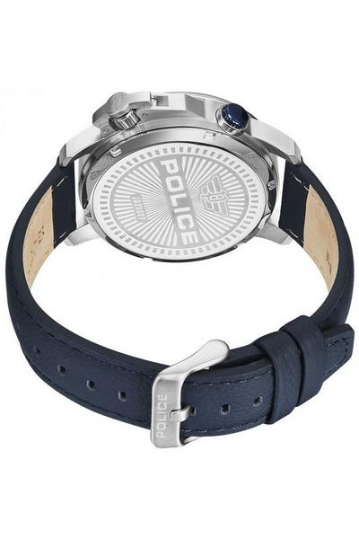 Police Blue Kavalan Stainless Steel Fashion Analogue Quartz Watch - Pewjd2202703
