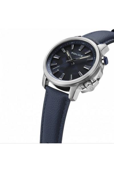 Police Blue Kavalan Stainless Steel Fashion Analogue Quartz Watch - Pewjd2202703