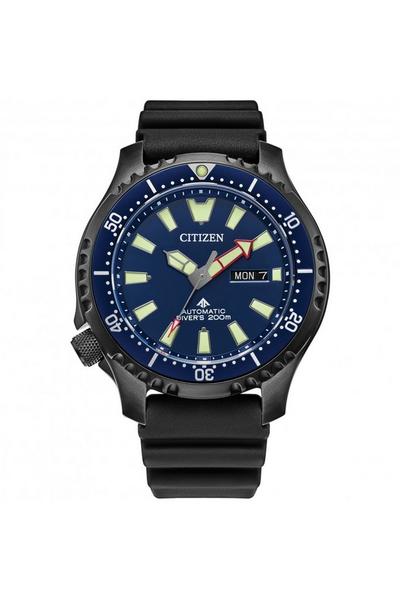 Citizen Blue Citizen Automatic Dive Stainless Steel Classic Watch - Ny0158-09L