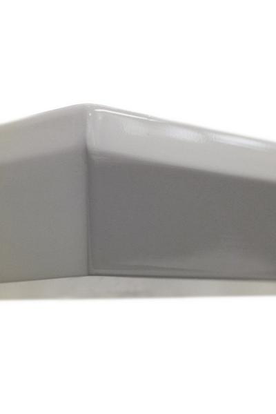 Watsons White 'Oliver' - Bevelled 3ft  91cm Floating Wall Shelf - White