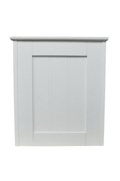 Watsons White Toilet Roll Store With Grooved Sides White
