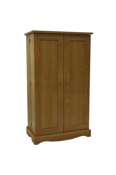 Watsons Brown 'Richmond' 495 Cd 200 Dvd Bluray Video Media Storage Cupboard Oak