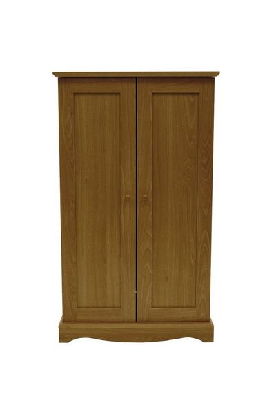 Watsons Brown 'Richmond' 495 Cd 200 Dvd Bluray Video Media Storage Cupboard Oak