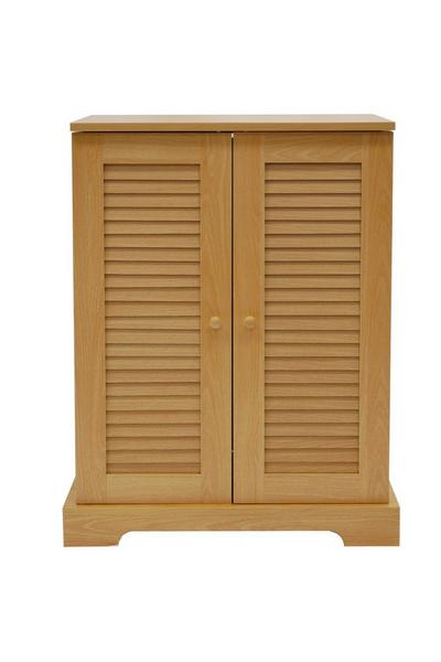 Watsons Brown 'Magellan' 315 Cd 204 Dvd Bluray Video Media Storage Cupboard Beech