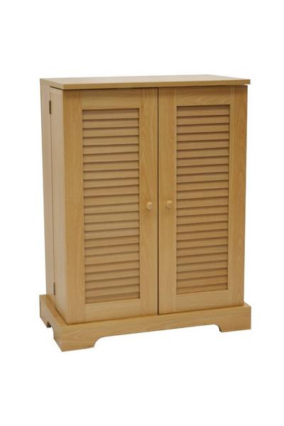 Watsons Brown 'Magellan' 315 Cd 204 Dvd Bluray Video Media Storage Cupboard Beech