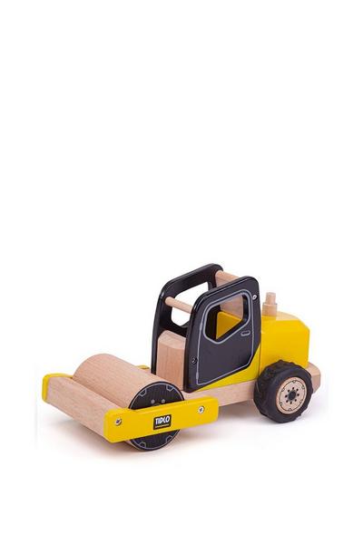 Tidlo Yellow Road Roller Toy