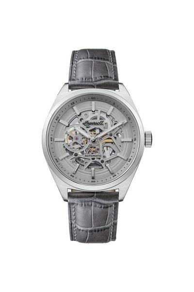 Ingersoll Grey The Shelby Stainless Steel Classic Analogue Automatic Watch - I12001