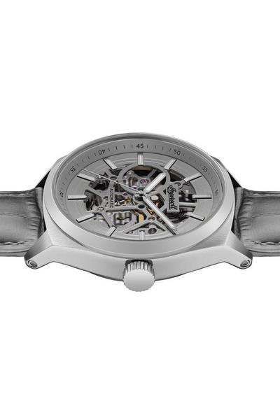 Ingersoll Grey The Shelby Stainless Steel Classic Analogue Automatic Watch - I12001