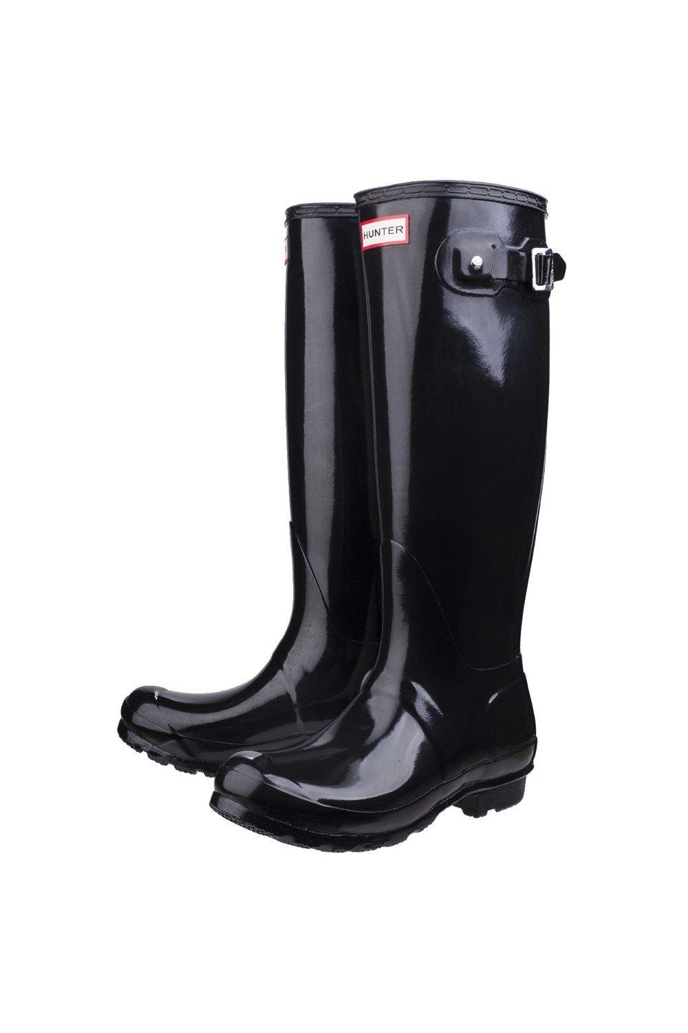 cheapest black gloss hunter wellies