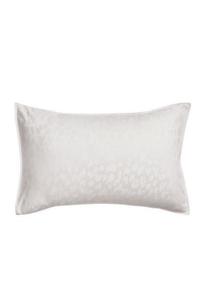Nalu Nicole Scherzinger Silver 'Luana' Cotton Sateen Standard Pillowcase