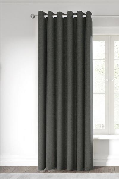 Nalu Nicole Scherzinger Charcoal 'Kalo' Lined Curtains