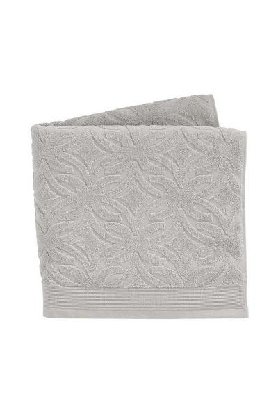 Katie Piper Grey 'Serenity Sculpted' Cotton Towels