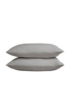 The Linen Consultancy Grey 'TLC 5 Star Hotel Concept' 480TC Standard Pillowcase Pair