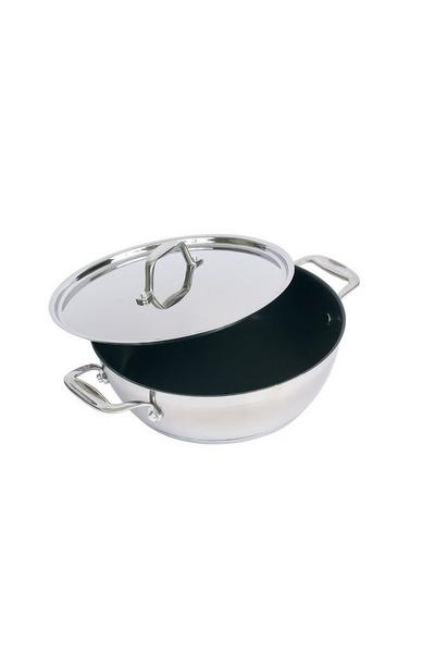 Dexam Supreme Cookware Silver Dexam Non Stick 2 Handle Chef Pan