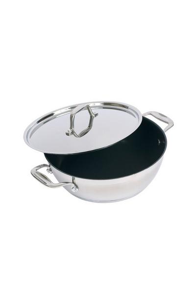 Dexam Supreme Cookware Silver Dexam Non Stick 2 Handle Chef Pan