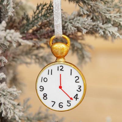 Disney Multi Alice In Wonderland Hanging Clock Decoration