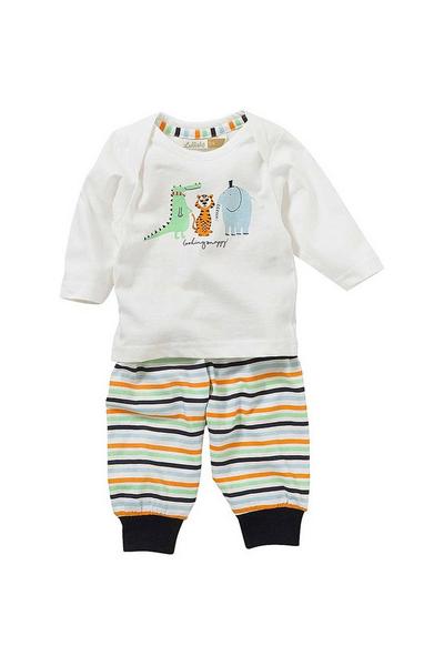Lullaby Ivory Boys Elephant Pyjama Set