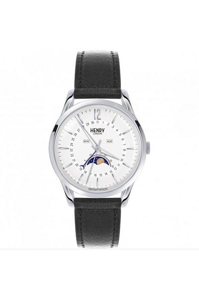 Henry London White Heritage Edgware Stainless Steel Classic Quartz Watch - Hl39-Ls-0083