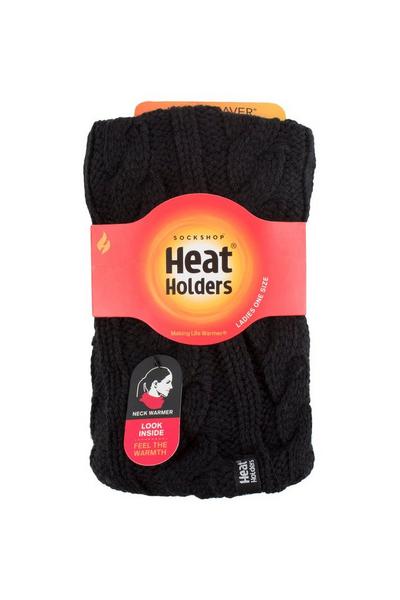 SOCKSHOP Heat Holders Light Grey 1 Pack 3.5 Tog Heatweaver Yarn Neck Warmer