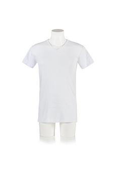 SOCKSHOP Heat Holders White 1 Pack V Neck Short Sleeved Thermal Vest