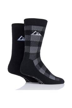 SOCKSHOP Storm Bloc Dark Grey 2 Pair Thermal Boot Socks