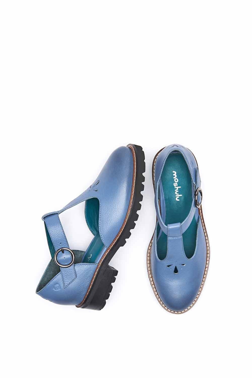 Tutor Sow hvede Moshulu 'Marazion' Leather T-Bar Shoes | Debenhams