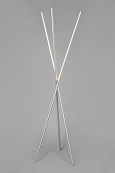 BHS Lighting Silver Zaha Stick Floor Lamp