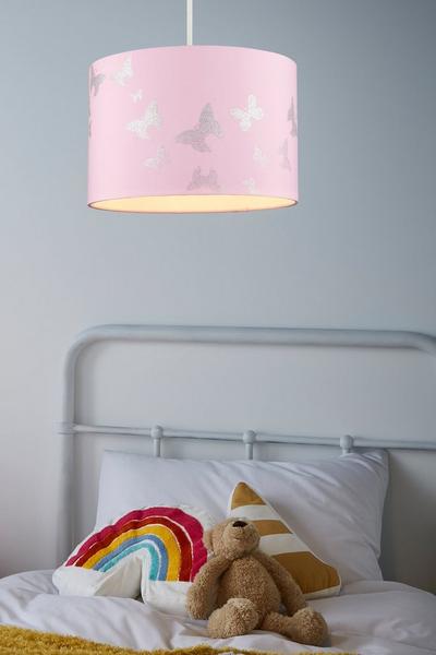 BHS Lighting Pink Glow Butterfly Easy Fit Light Shade