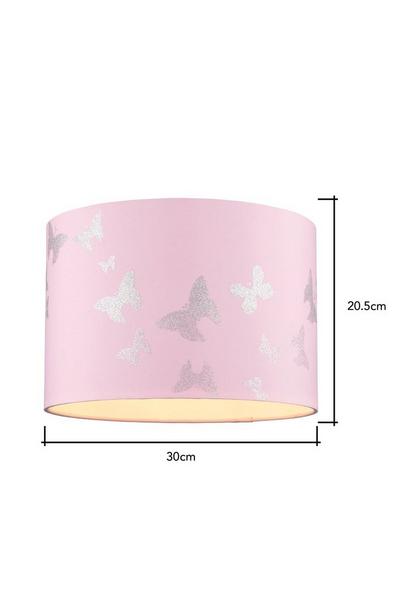 BHS Lighting Pink Glow Butterfly Easy Fit Light Shade