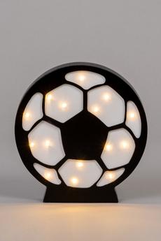 BHS Lighting White Glow Football Table Lamp