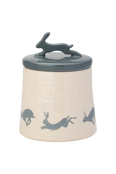 English Tableware Company Artisan Hare Sugar Canister