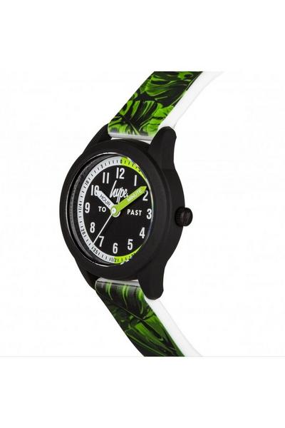Hype Black Plastic/resin Fashion Analogue Quartz Watch - Hyk030N