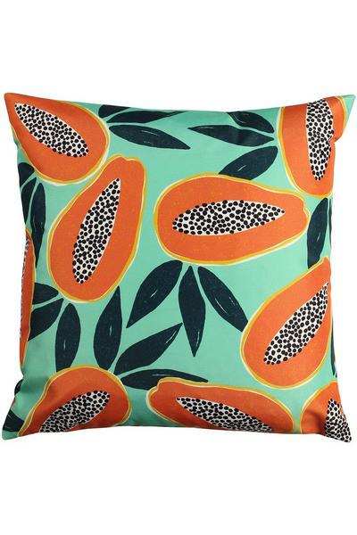 Furn Aqua Papaya Vibrant Water & UV Resistant Outdoor Cushion