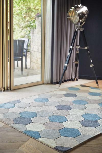 Origin Beige 'Farah/Hexagon' Rug
