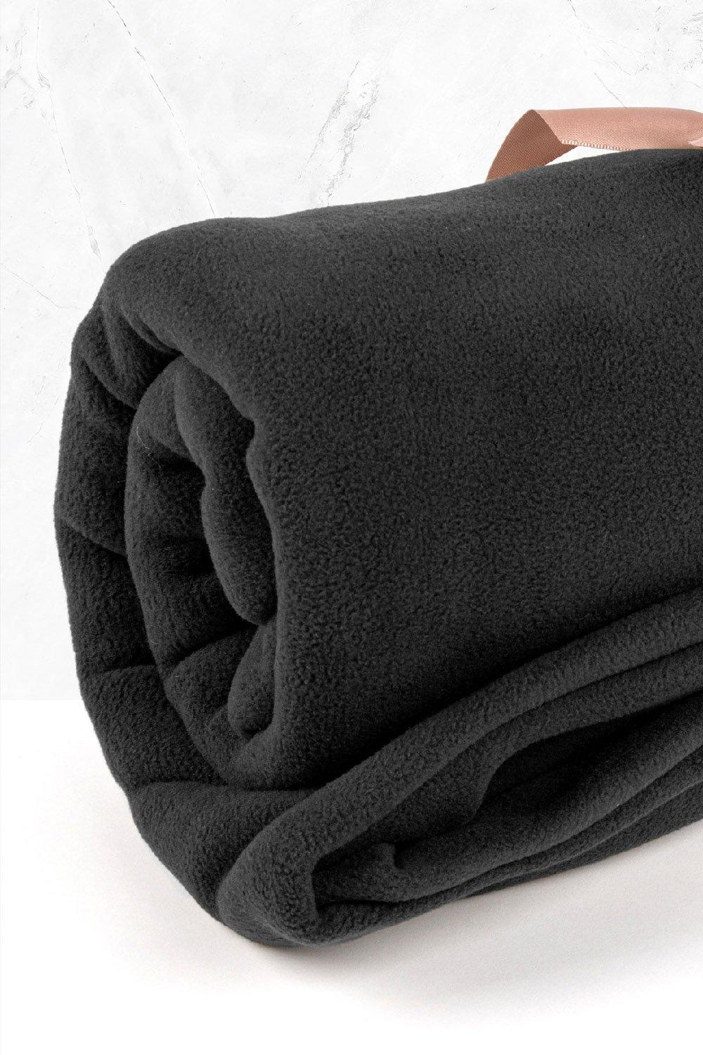 Fleece Yoga Blanket - Grey –